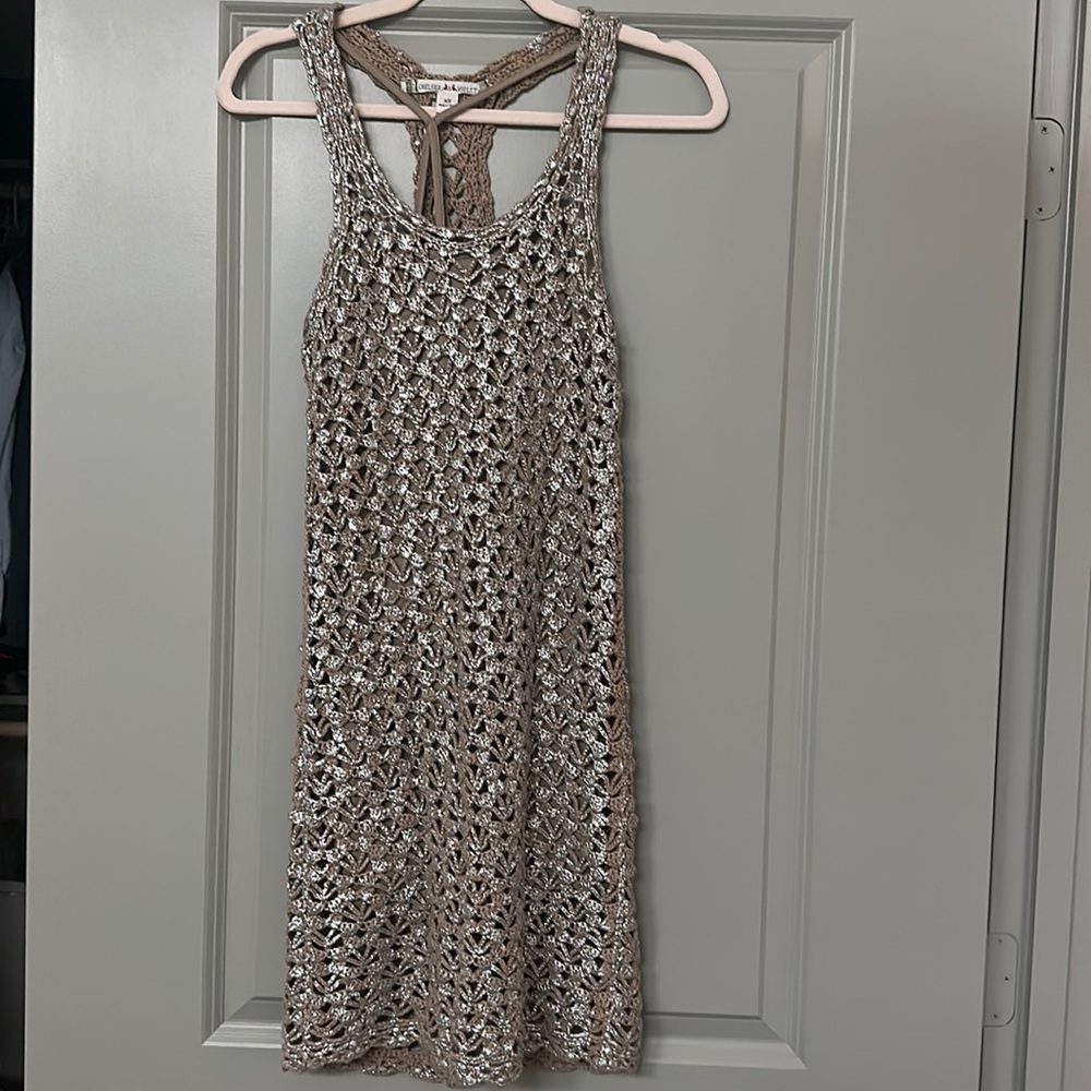 Chelsea and Violet Crochet Dress, XS.